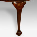 Waring and Gillow mahogany extending dining table - Image 13