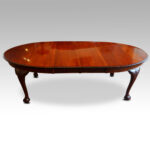Waring and Gillow mahogany extending dining table - Image 14