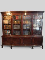 Waring and Gillows breakfront bookcase