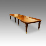 William IV mahogany 16 seat dining table - Image 10