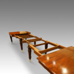 William IV mahogany 16 seat dining table - Image 6
