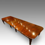William IV mahogany 16 seat dining table