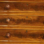 William IV mahogany Channel Island chest - Image 5