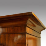 William IV mahogany 4 door break-front wardrobe - Image 10