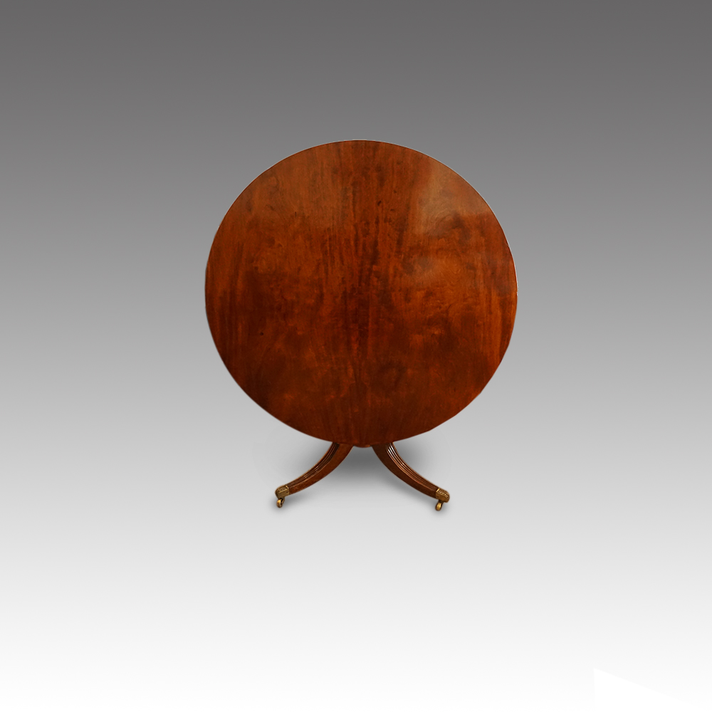 William-IV-mahogany-circular-small-dining-table.jpg William IV mahogany small dining table - Image 1