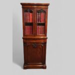 William IV mahogany collectors cabinet