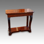 William IV mahogany console hall table - Image 6