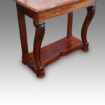William IV mahogany console hall table - Image 4