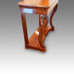 William IV mahogany console hall table - Image 2