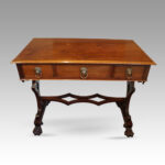 William IV mahogany side table