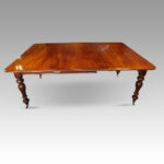 William IV mahogany extending dining table