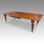 William IV mahogany extending dining table
