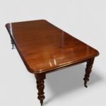 William IV mahogany extending dining table
