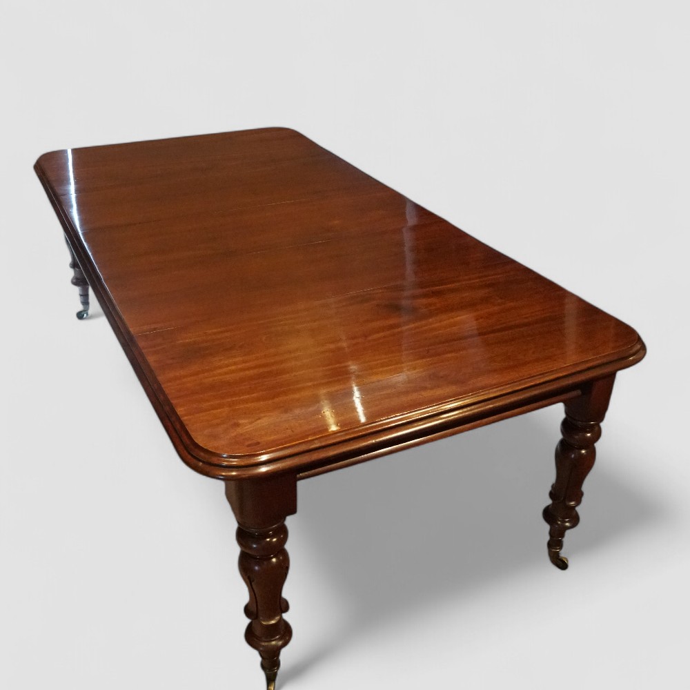 William-IV-mahogany-extending-dining-table-angle.jpg William IV mahogany extending dining table - Image 1