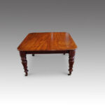 William IV mahogany extending dining table - Image 4