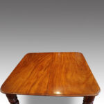 William IV mahogany extending dining table - Image 2