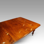 William IV mahogany extending dining table - Image 4