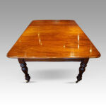 William IV mahogany extending dining table - Image 8