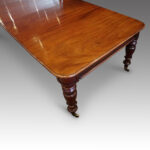 William IV mahogany extending dining table - Image 3