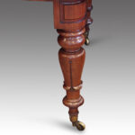 William IV mahogany extending dining table - Image 5