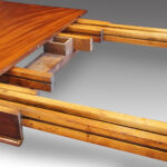 William IV mahogany extending dining table - Image 8
