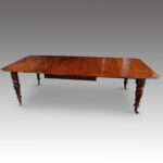 William IV mahogany extending dining table - Image 9