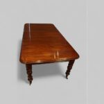 William IV mahogany extending dining table - Image 3