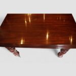 William IV mahogany extending dining table - Image 4
