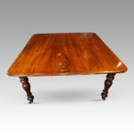 William IV mahogany extending dining table - Image 2
