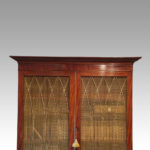 William IV mahogany library bookcase - Image 7