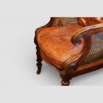 William IV mahogany library chair - Image 2