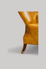 William IV mahogany library chair - Image 3