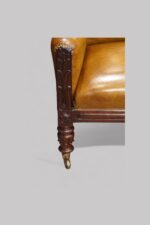 William IV mahogany library chair - Image 5