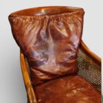William IV mahogany library chair - Image 6