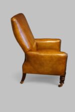 William IV mahogany library chair - Image 8