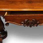 William IV mahogany library table - Image 7