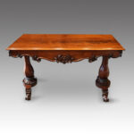 William IV mahogany library table - Image 3
