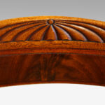 William IV mahogany scroll arm desk chair - Image 5