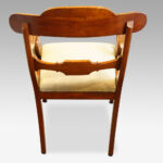 William IV mahogany scroll arm desk chair - Image 4