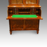 William IV mahogany secretaire bookcase - Image 6
