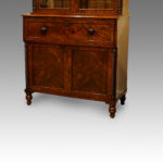 William IV mahogany secretaire bookcase - Image 5