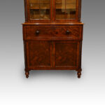 William IV mahogany secretaire bookcase - Image 10