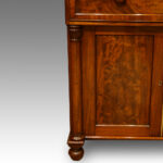 William IV mahogany secretaire bookcase - Image 4