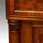 William IV mahogany secretaire bookcase - Image 6