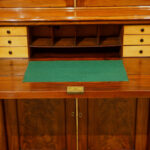 William IV mahogany secretaire bookcase - Image 7