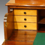 William IV mahogany secretaire bookcase - Image 8