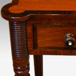 William IV mahogany side table - Image 3