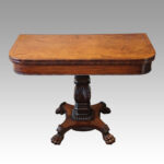 William IV mahogany tea table