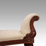 William IV mahogany window seat - Image 3