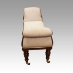 William IV mahogany window seat - Image 2